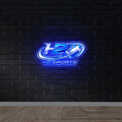 H2 Sports - Premium Neon Artwork