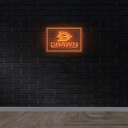 Drawn - Premium Neon Artwork