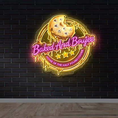 Baked And Boujee - Premium Neon Artwork