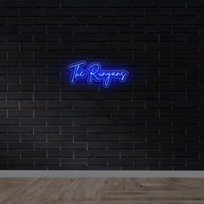 The Runyans - Premium Neon Artwork