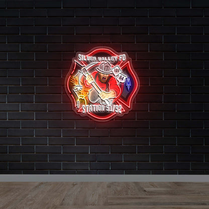 SILVER VALLEY FD - Premium Neon Artwork
