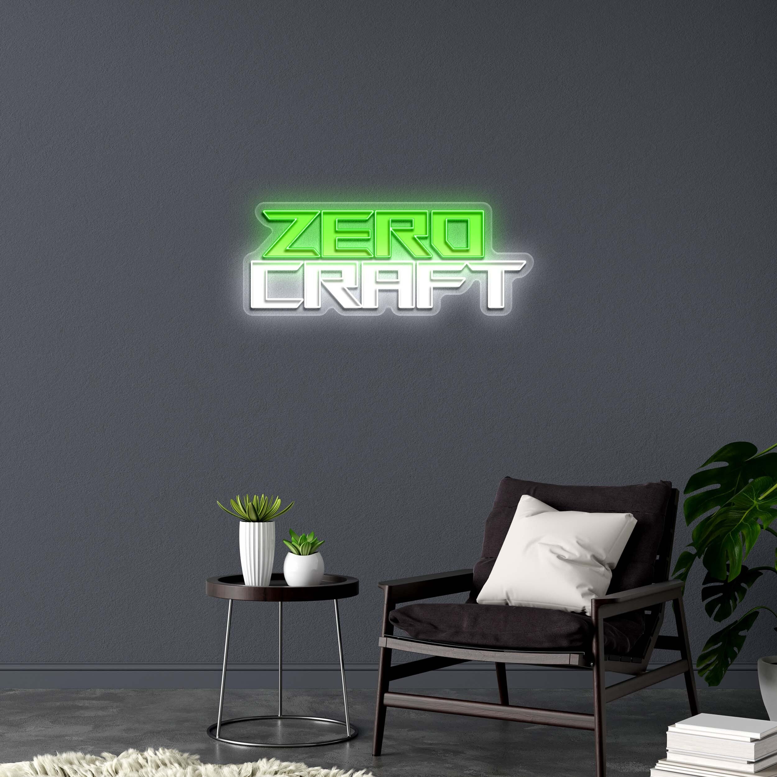 ZERO CRAFT - Premium Neon Artwork