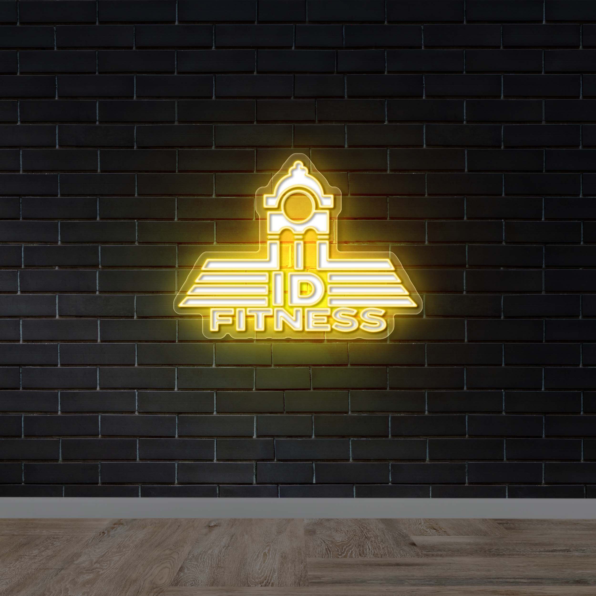 ID FITNESS - Premium Neon Artwork