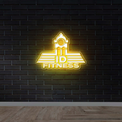 ID FITNESS - Premium Neon Artwork