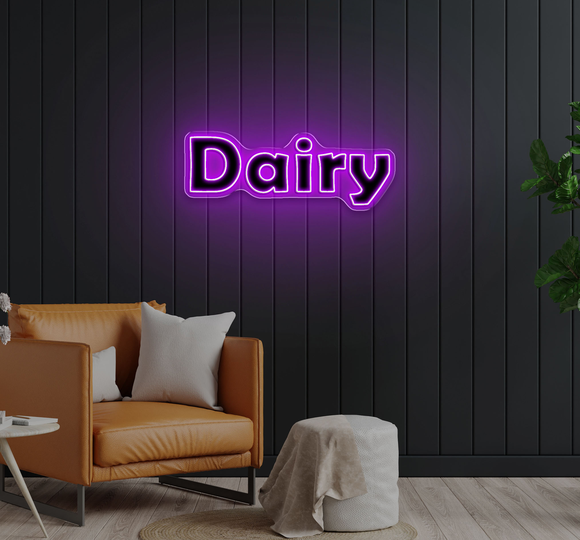 DAIRY - Premium Neon Artwork