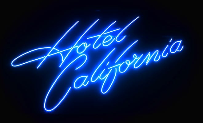 Hotel California - Premium Neon Artwork
