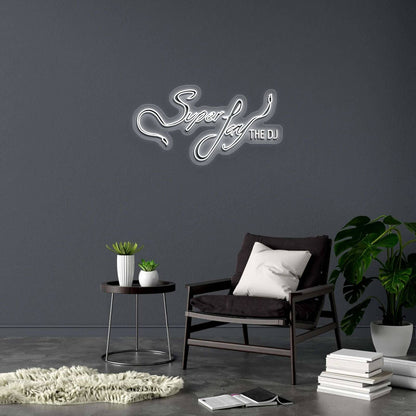 Super Jay THE DJ - Premium Neon Artwork