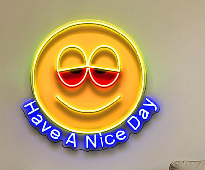 Have A Nice Day - Premium Neon Artwork