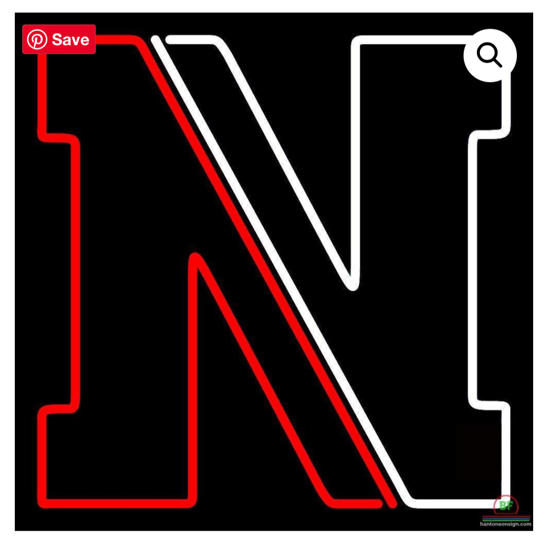Northeastern Huskies - Premium Neon Artwork