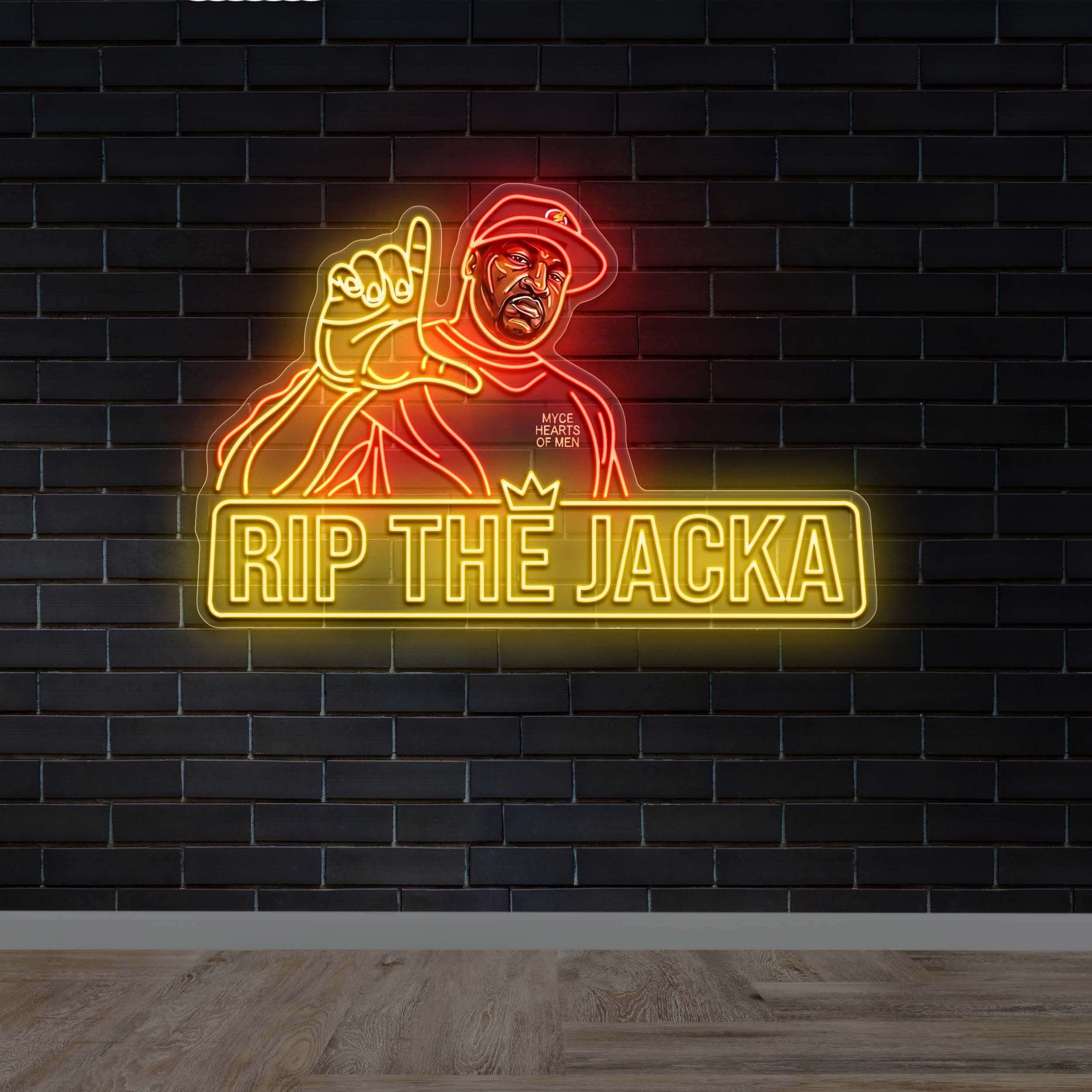 RIP THE JACKA - Premium Neon Artwork