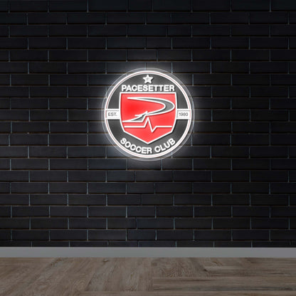 Pacesetter Soccer Club - Premium Neon Artwork