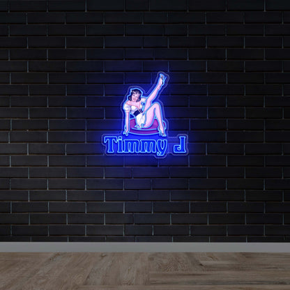 Timmy J - Premium Neon Artwork