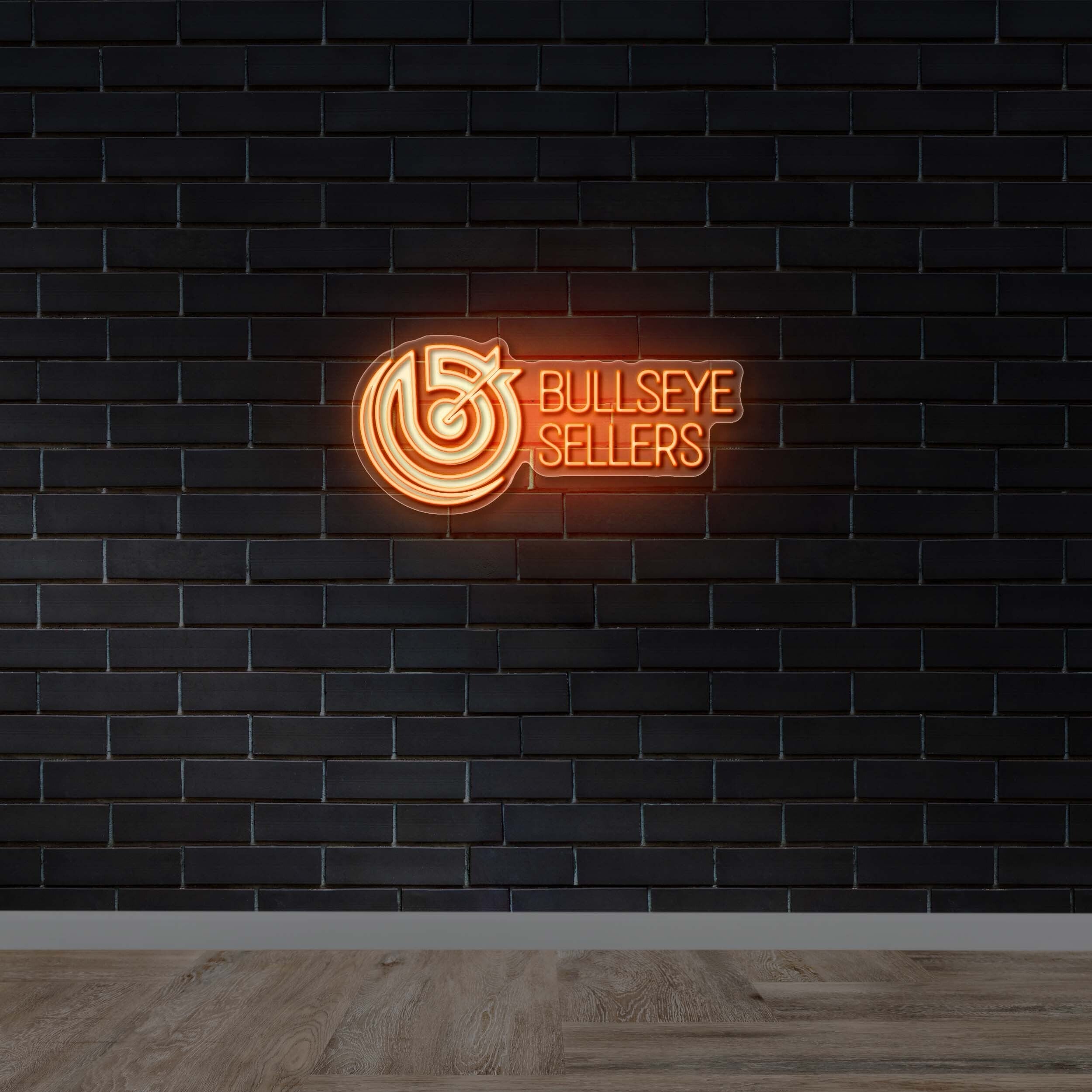 BULLSEYE SELLERS - Premium Neon Artwork