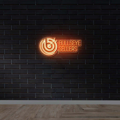 BULLSEYE SELLERS - Premium Neon Artwork