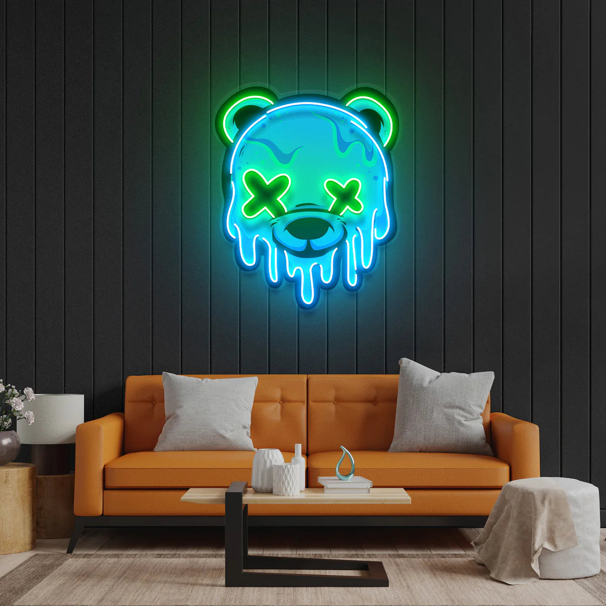 Toxic Bear - Premium Neon Artwork