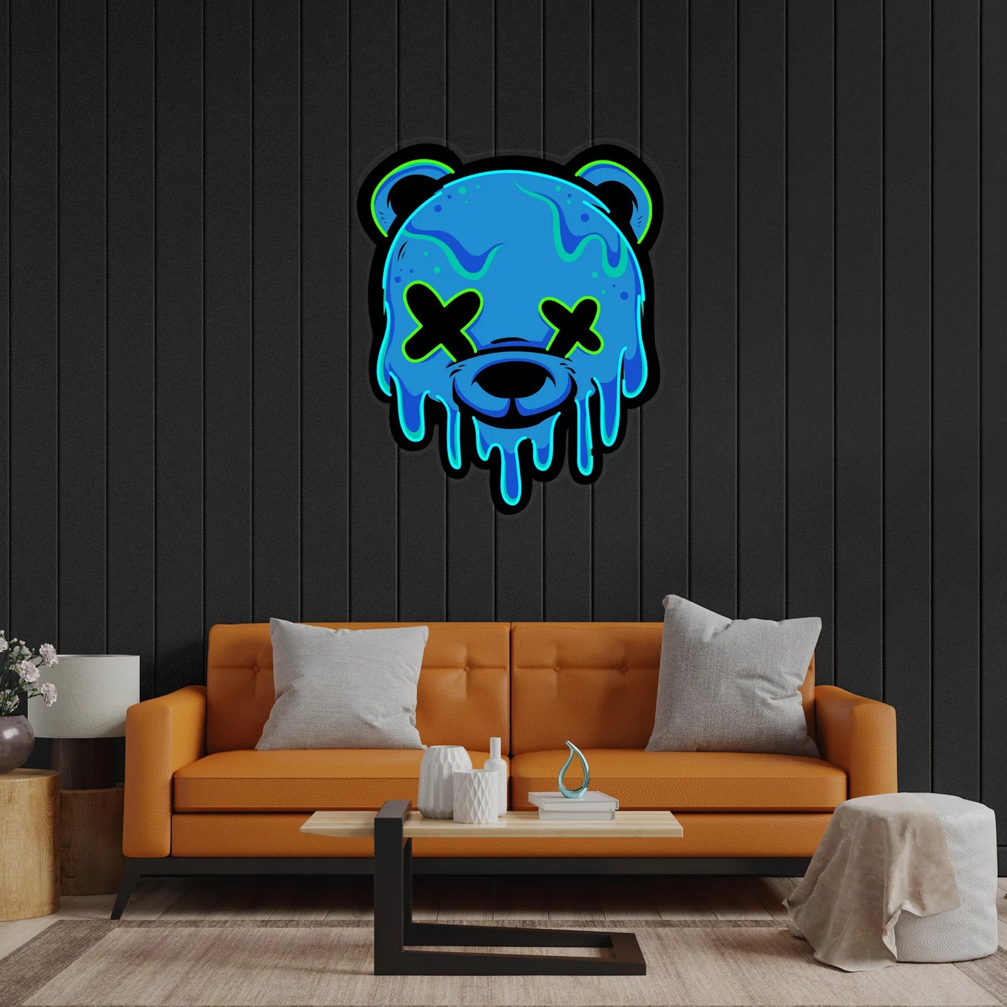 Toxic Bear - Premium Neon Artwork