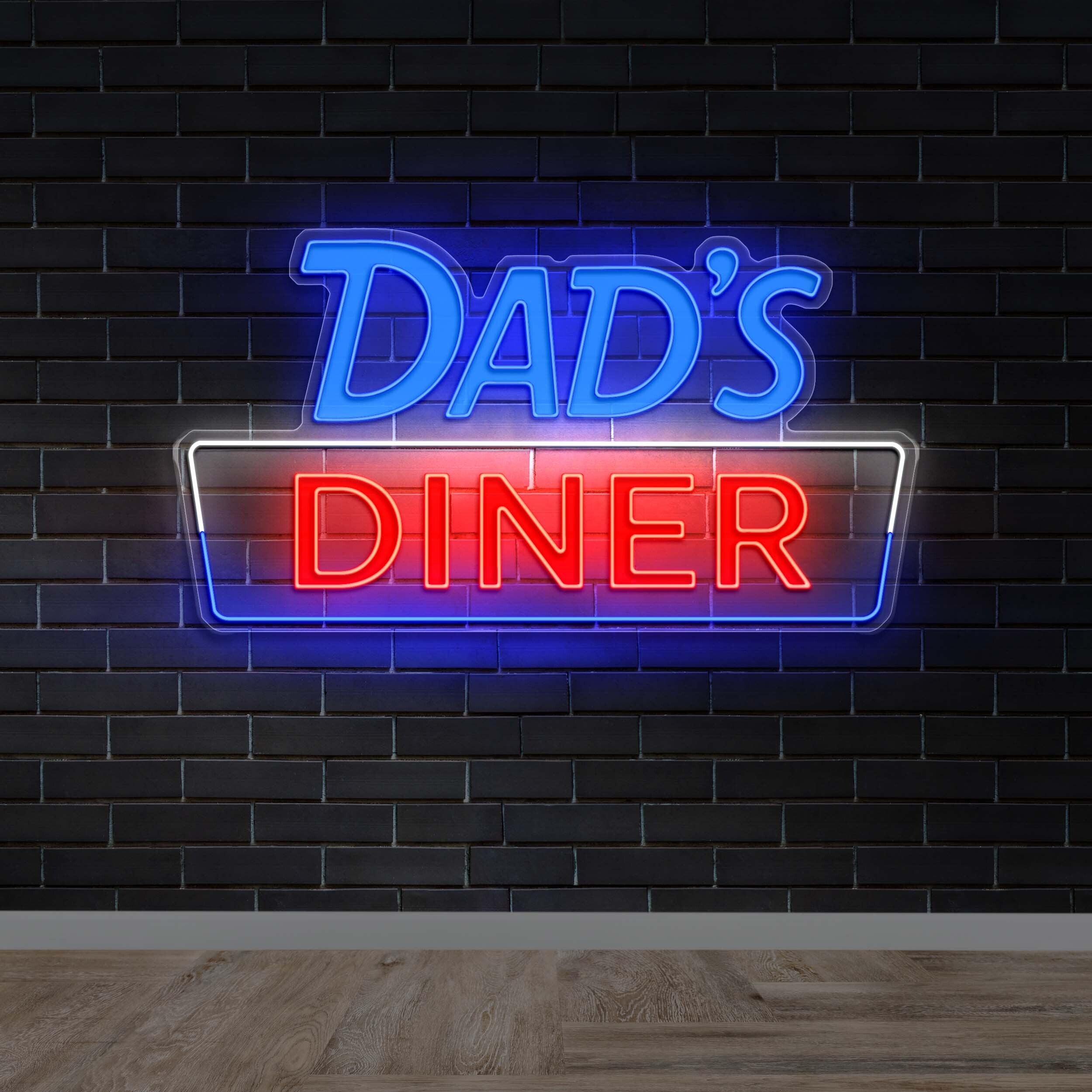 DAD'S DINER - Premium Neon Artwork