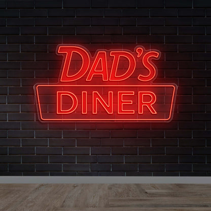 DAD'S DINER - Premium Neon Artwork