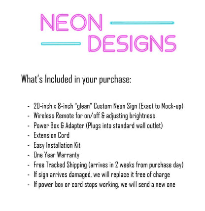 glean - Premium Neon Artwork