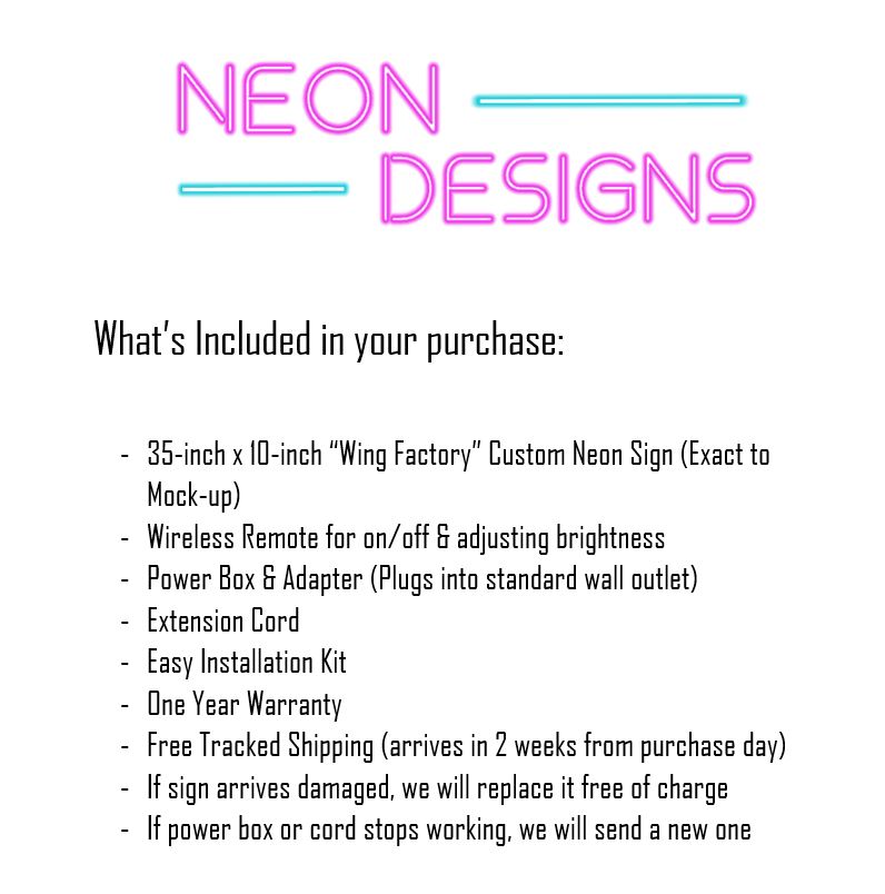 Wing Factory - Premium Neon Artwork