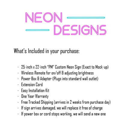 PM - Premium Neon Artwork
