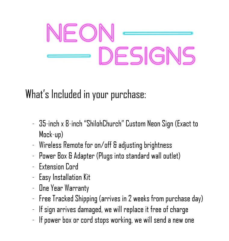 ShilohChurch - Premium Neon Artwork