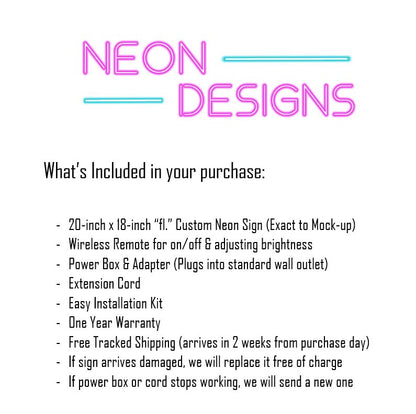 fl. - Premium Neon Artwork