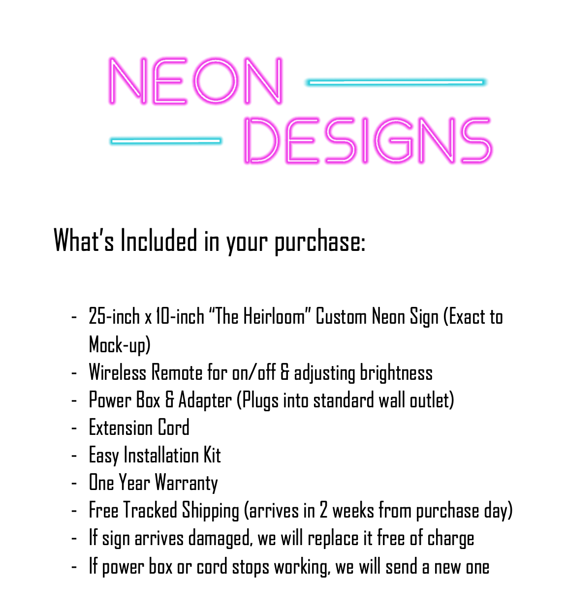 The Heirloom - Premium Neon Artwork