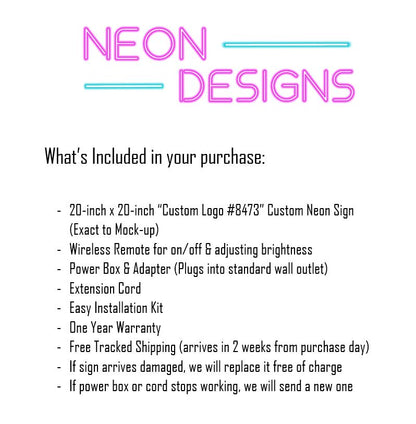 Custom Logo #8473 - Premium Neon Artwork