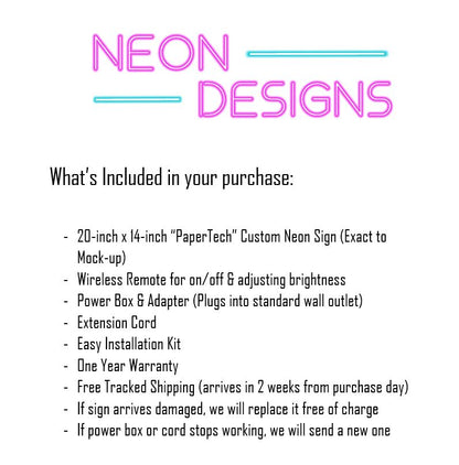 PaperTech - Premium Neon Artwork