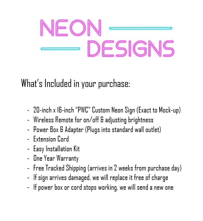 PWC - Premium Neon Artwork