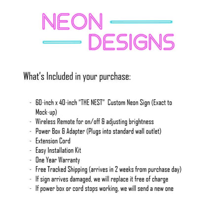 THE NEST - Premium Neon Artwork