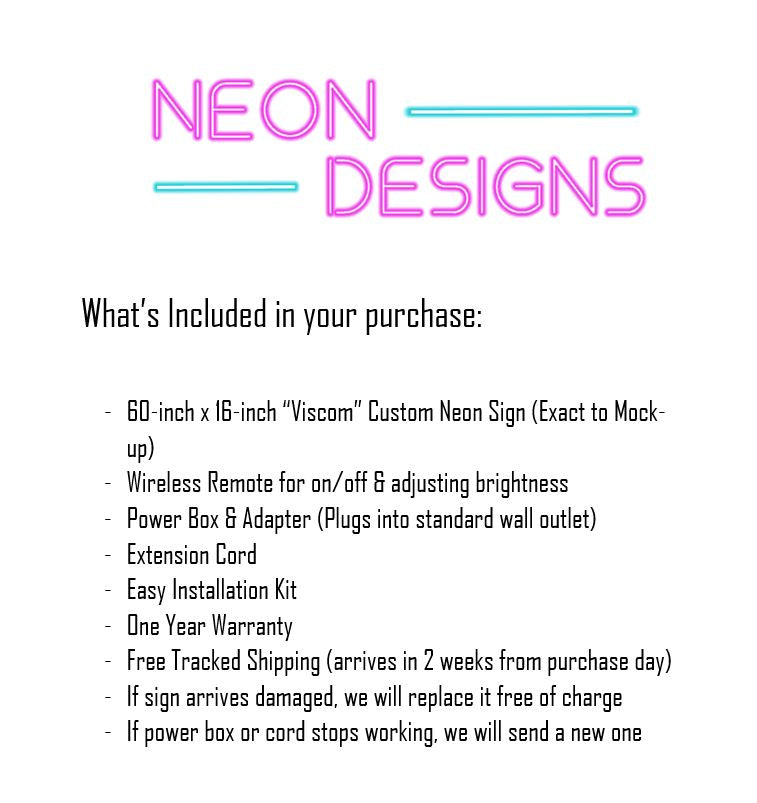 Viscom - Premium Neon Artwork