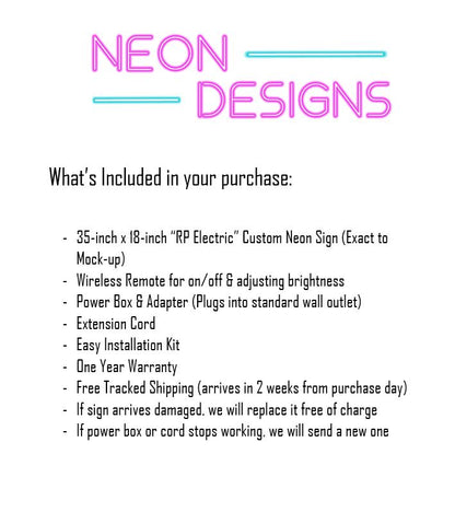 RP Electric - Premium Neon Artwork