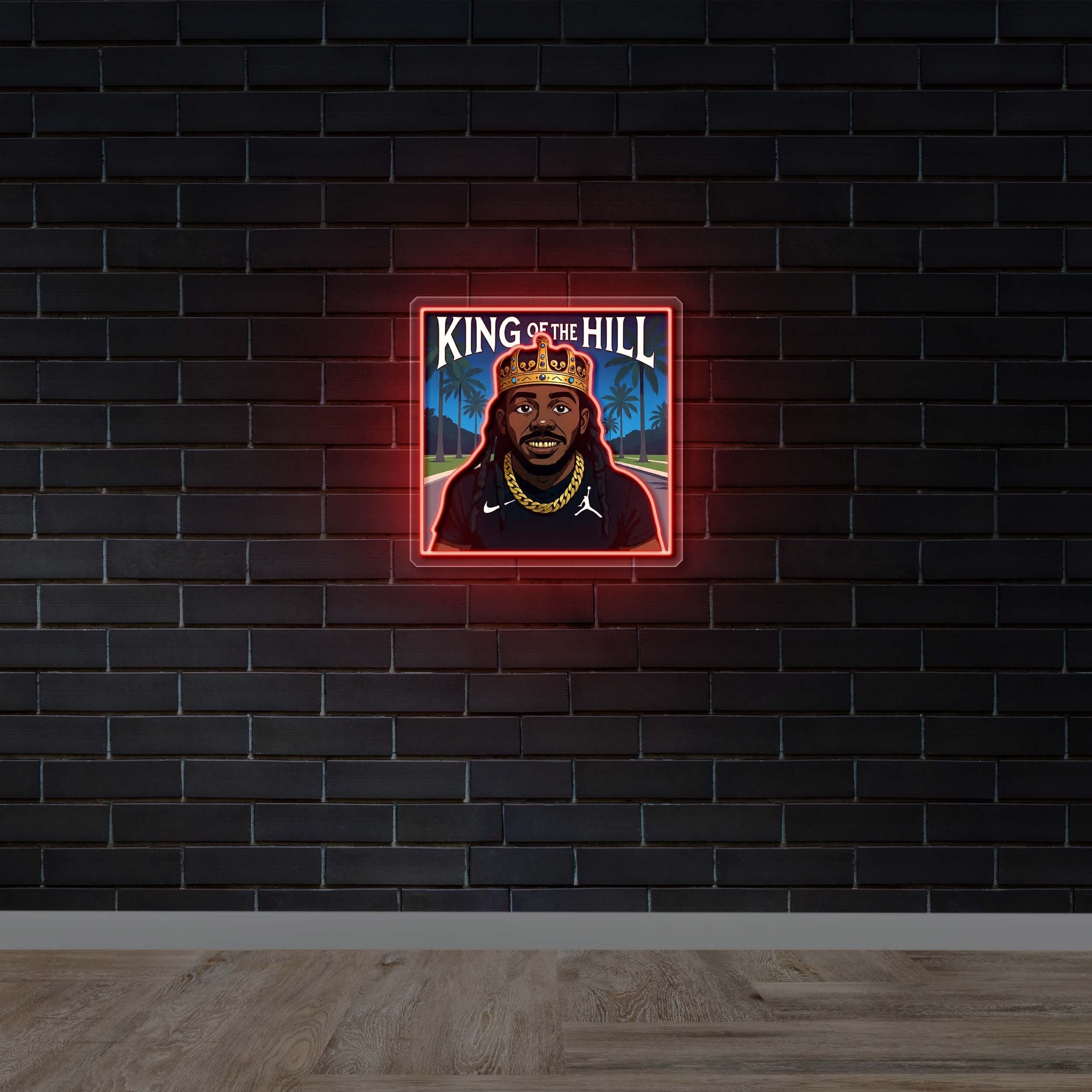 KING OF THE HILL - Premium Neon Artwork