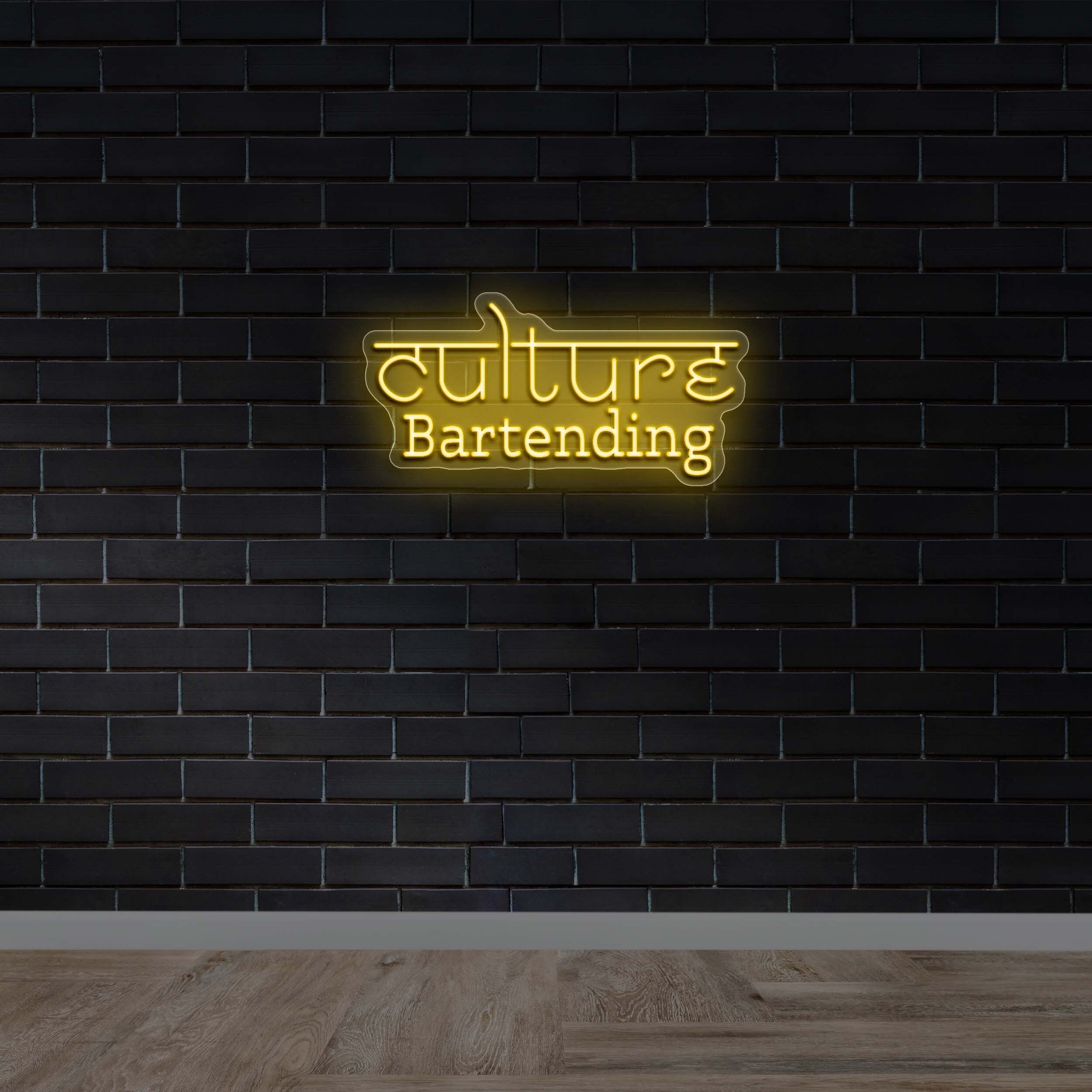 Culture Bartending - Premium Neon Artwork