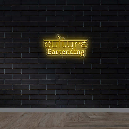 Culture Bartending - Premium Neon Artwork