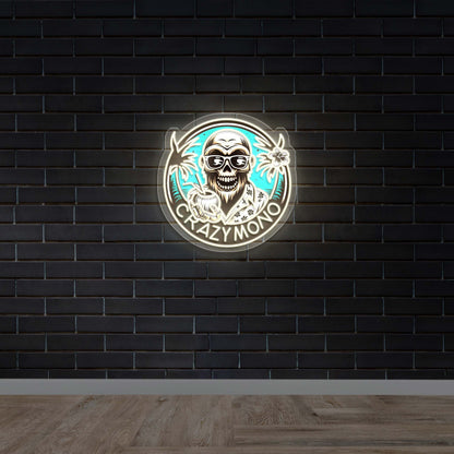 CRAZY MONO - Premium Neon Artwork