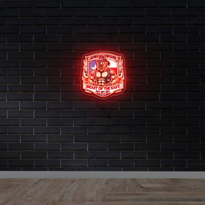 Beast of the East Fire Station - Premium Neon Artwork