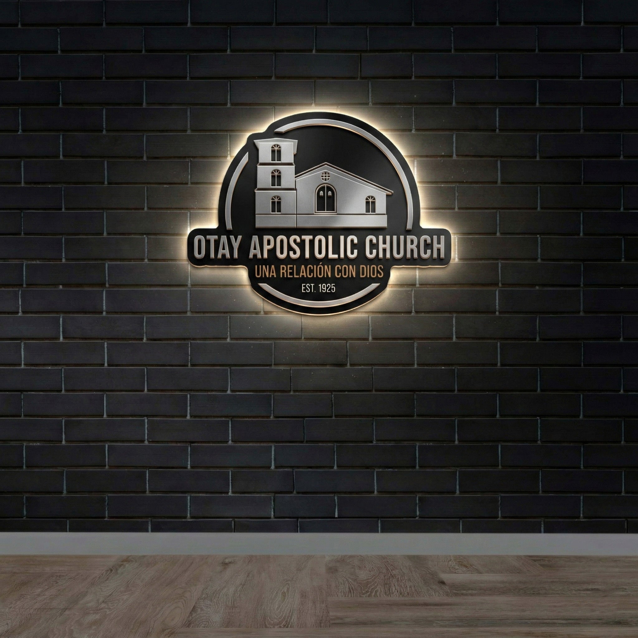 OTAY APOSTOLIC CHURCH | 3D Version - Premium Neon Artwork
