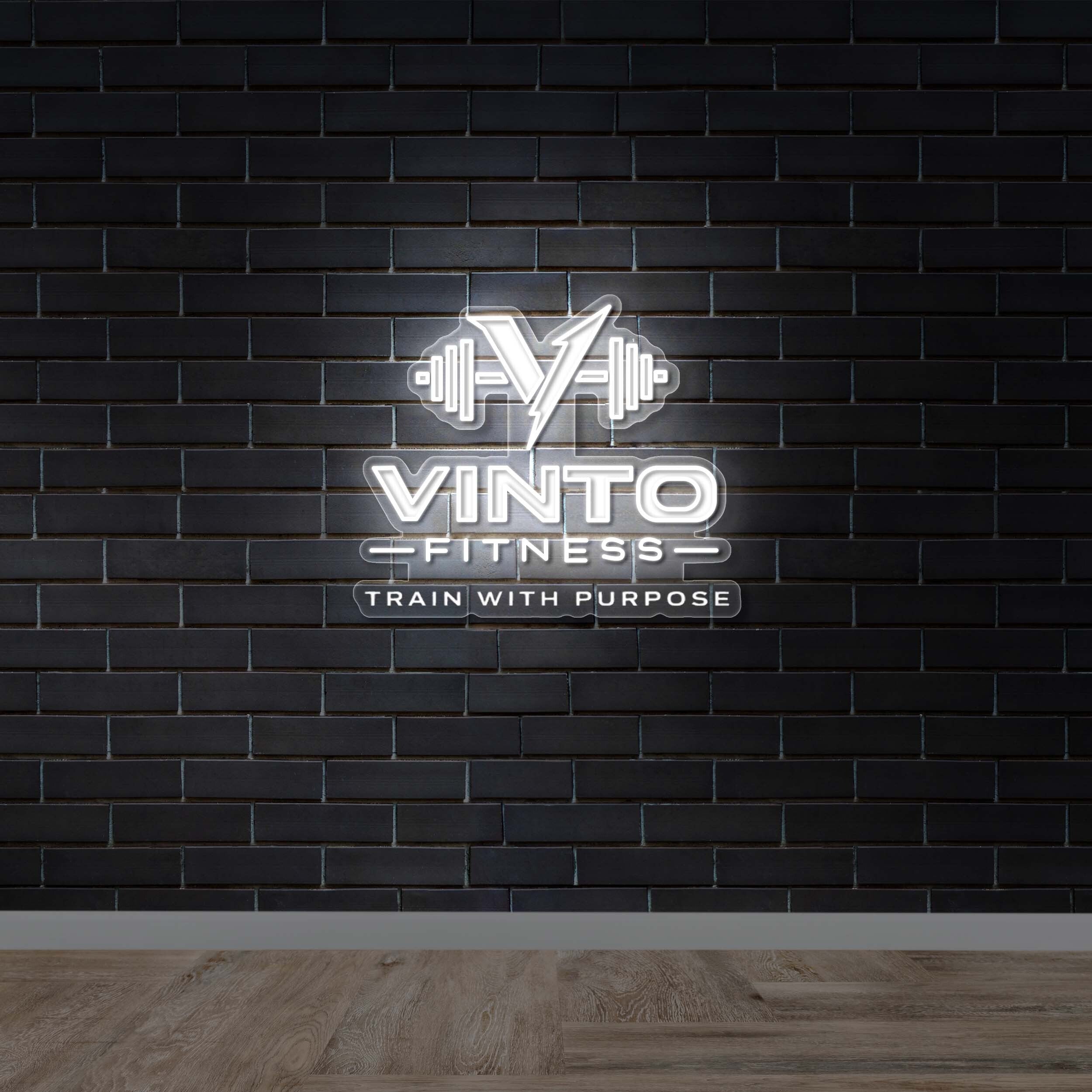 VINTO FITNESS - Premium Neon Artwork