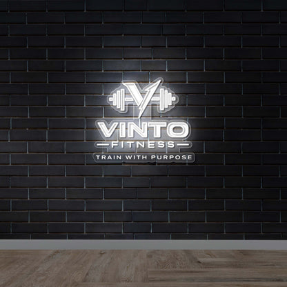 VINTO FITNESS - Premium Neon Artwork