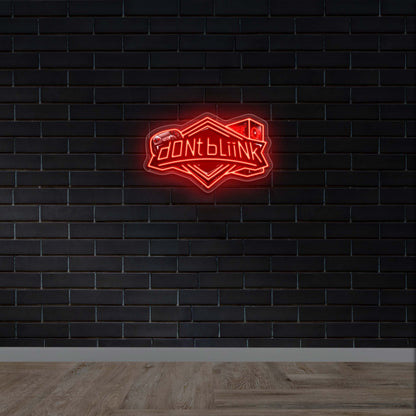 don't bliink - Premium Neon Artwork