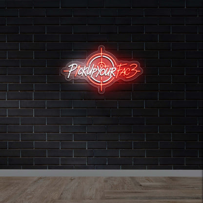 P1ckUpYourFac3 - Premium Neon Artwork