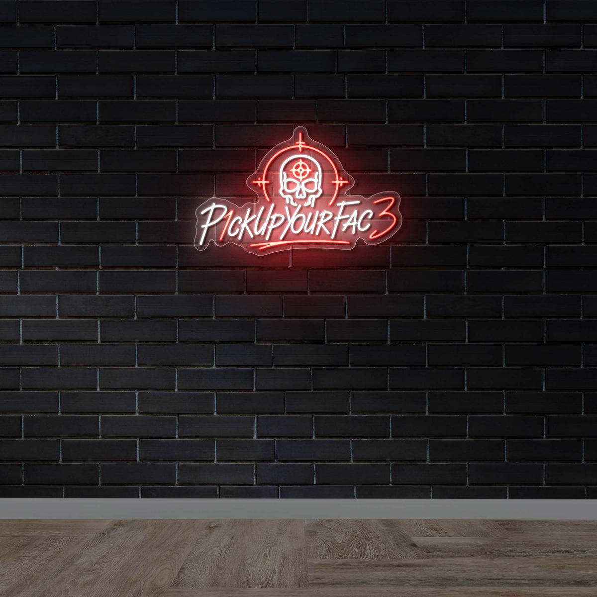 P1ckUpYourFac3 | 2nd Version - Premium Neon Artwork
