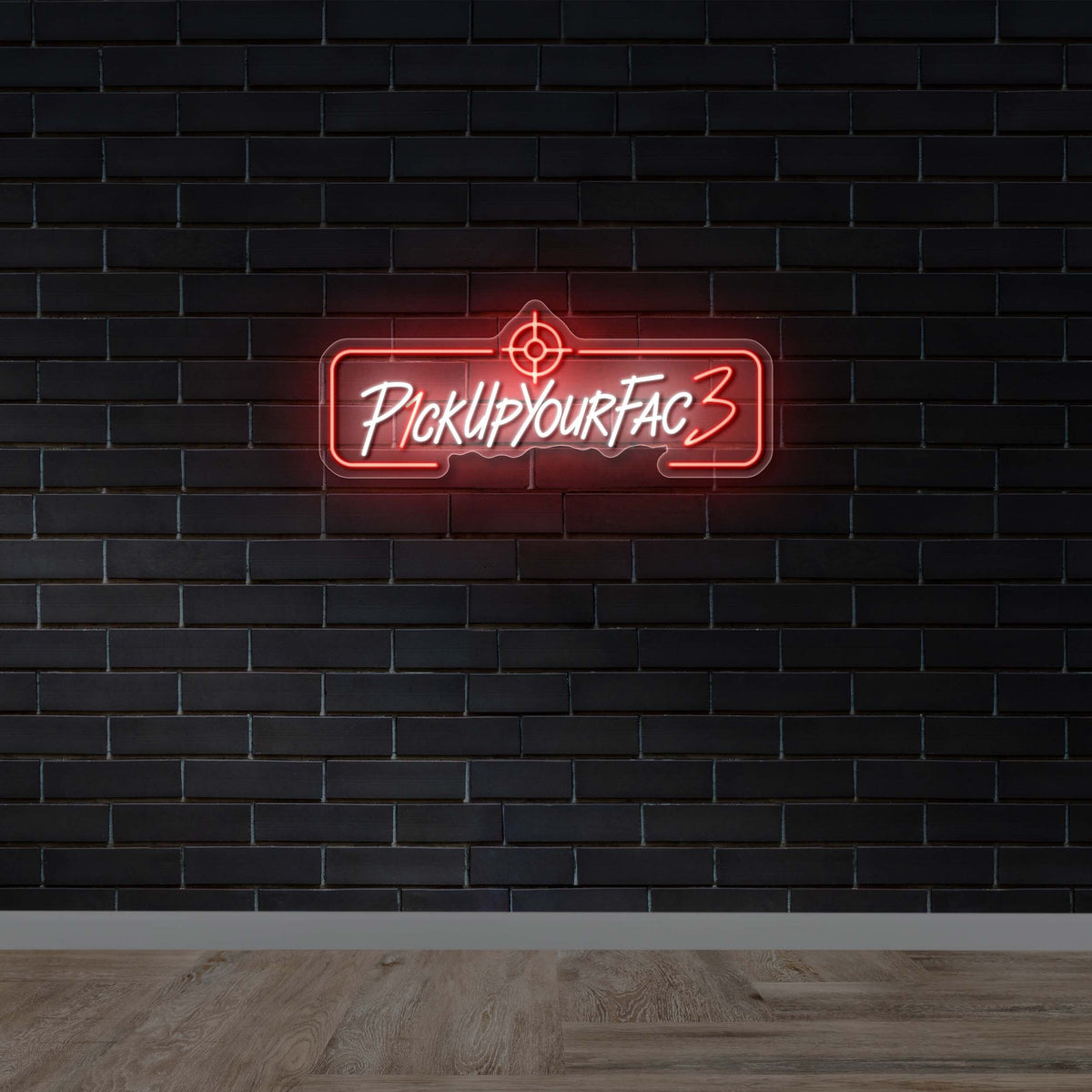 P1ckUpYourFac3 | 3rd Version - Premium Neon Artwork