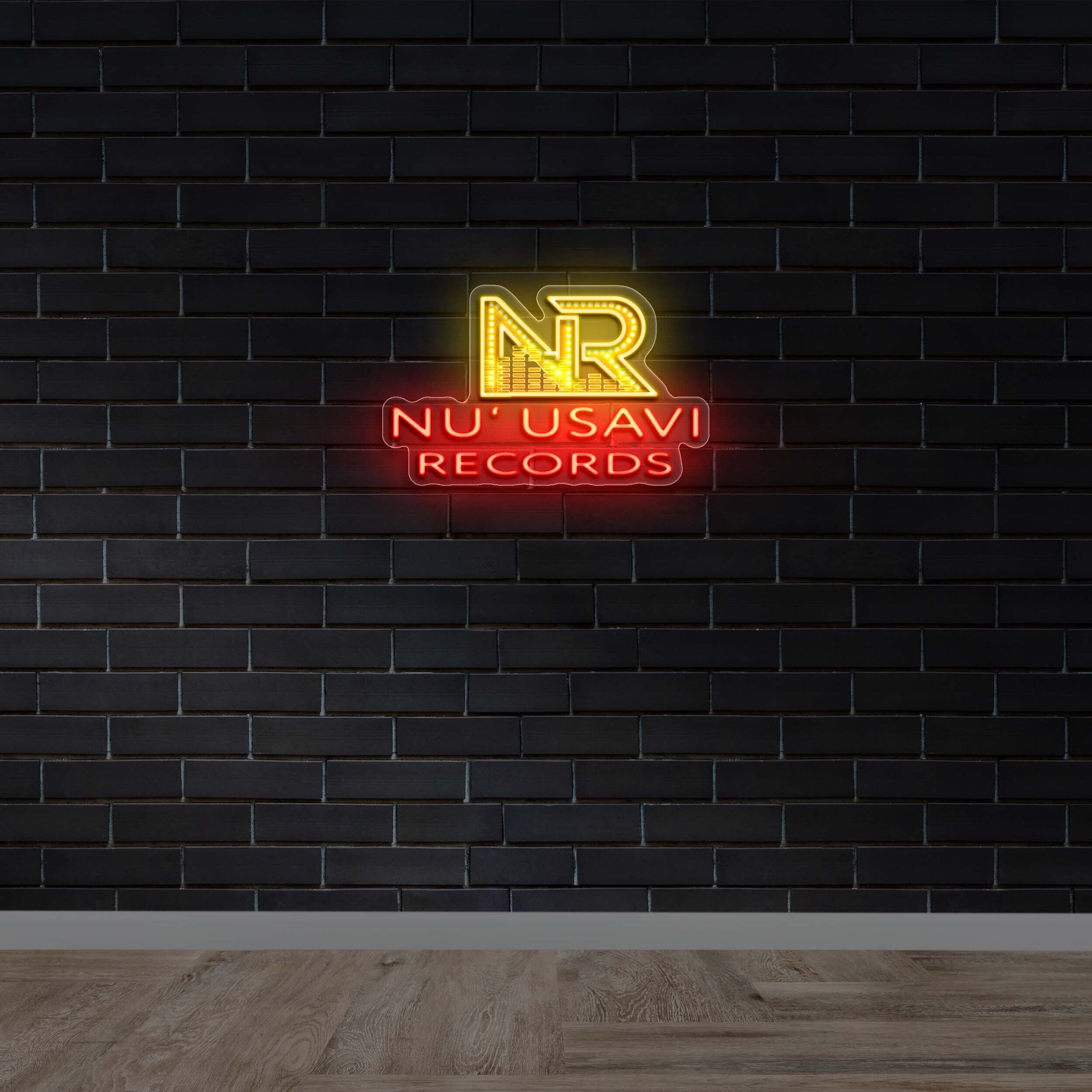 NU’ USAVI RECORDS - Premium Neon Artwork