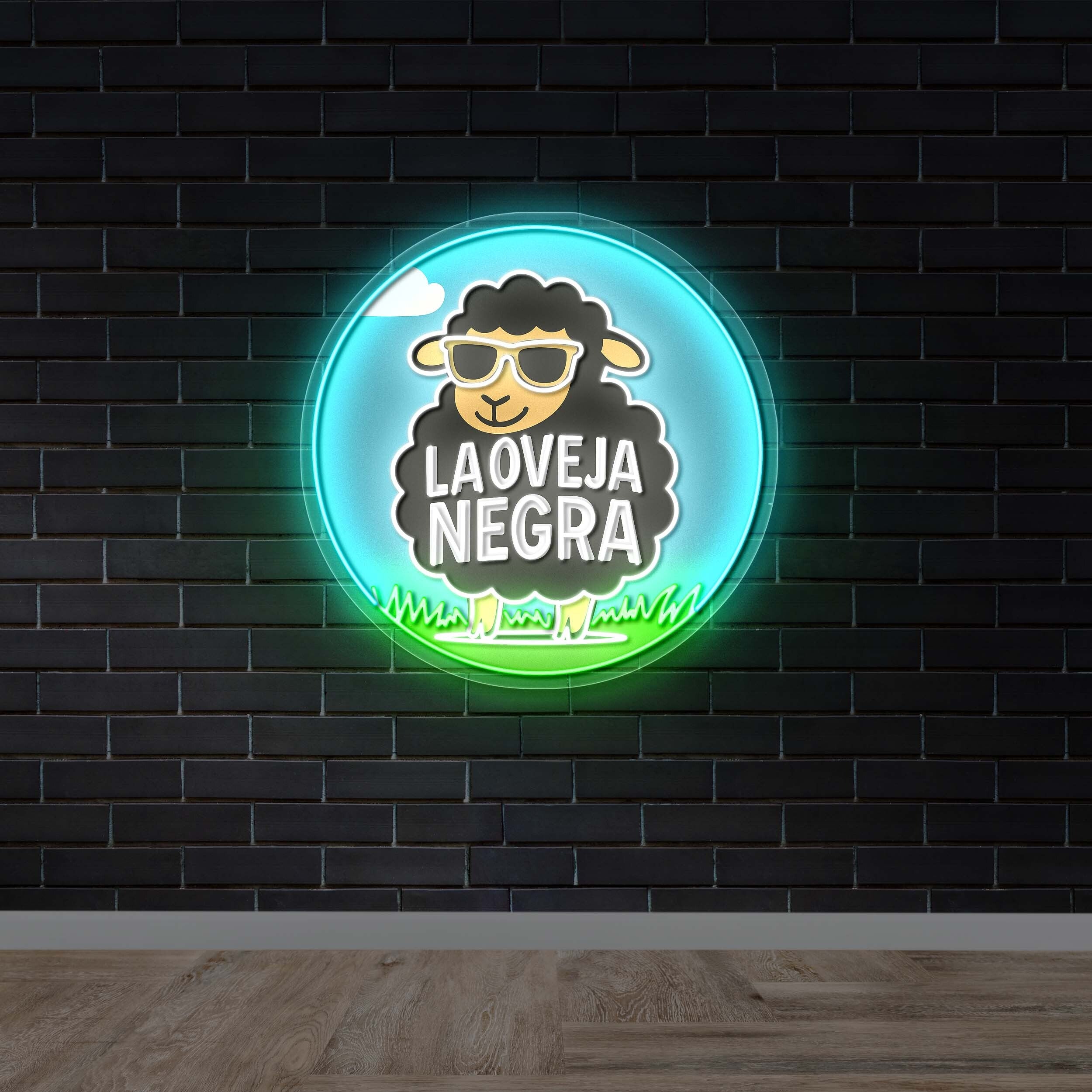 La Oveja Negra - Premium Neon Artwork