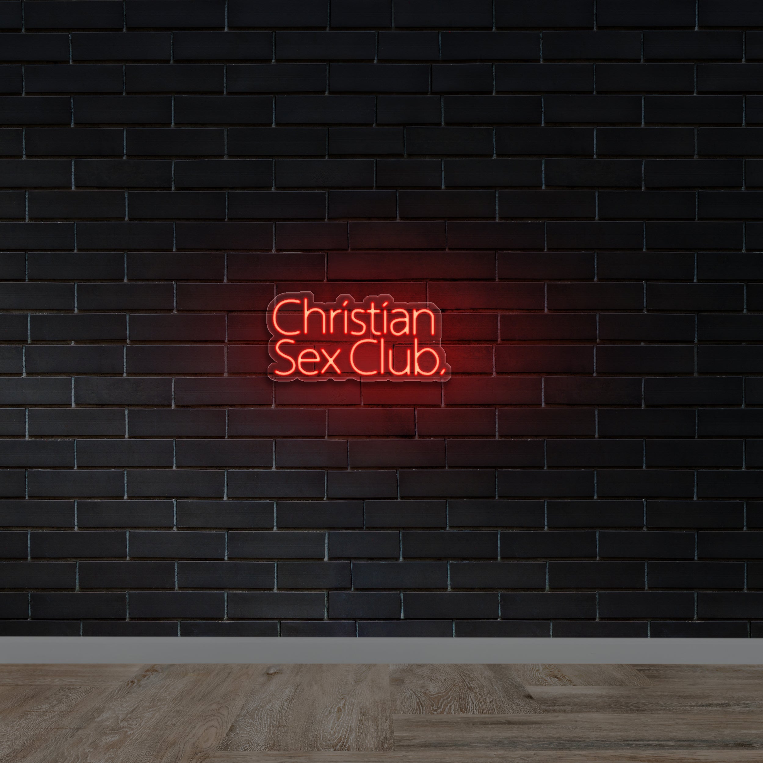 Christian Sex Club - Premium Neon Artwork