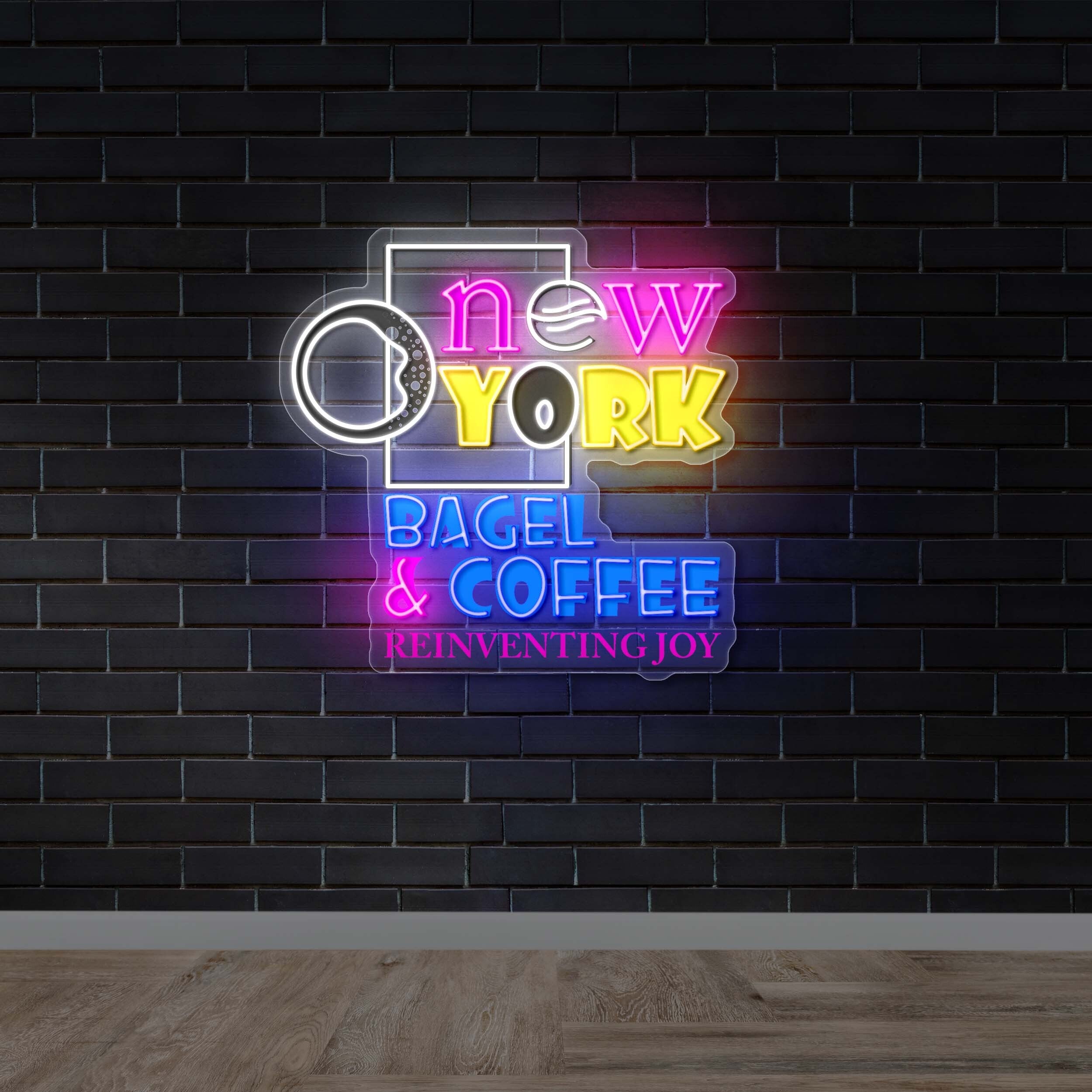 NEW YORK BAGEL & COFFEE - Premium Neon Artwork